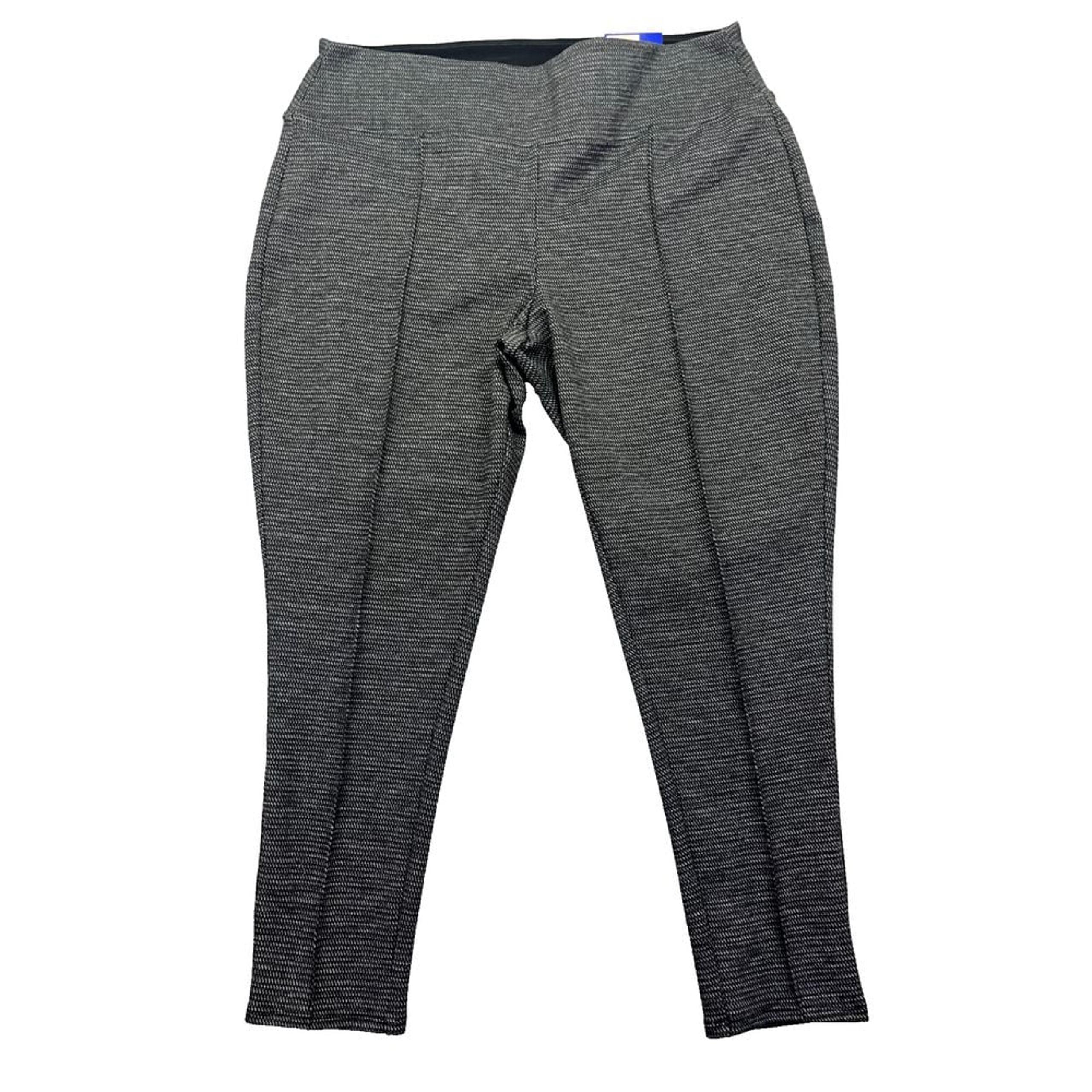 Women's APT 9 Street Knit Legging Mid Rise Slim through Hip/Thigh Sz XLP Grey