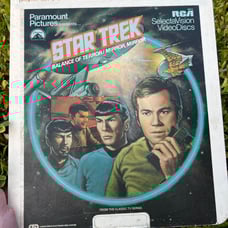CED VINYL STAR TREK