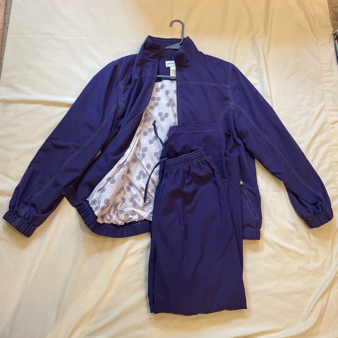 90s Y2K Athletic Outdoors Zip Cover-Up Quilted Puffer Jacket and Pants Set