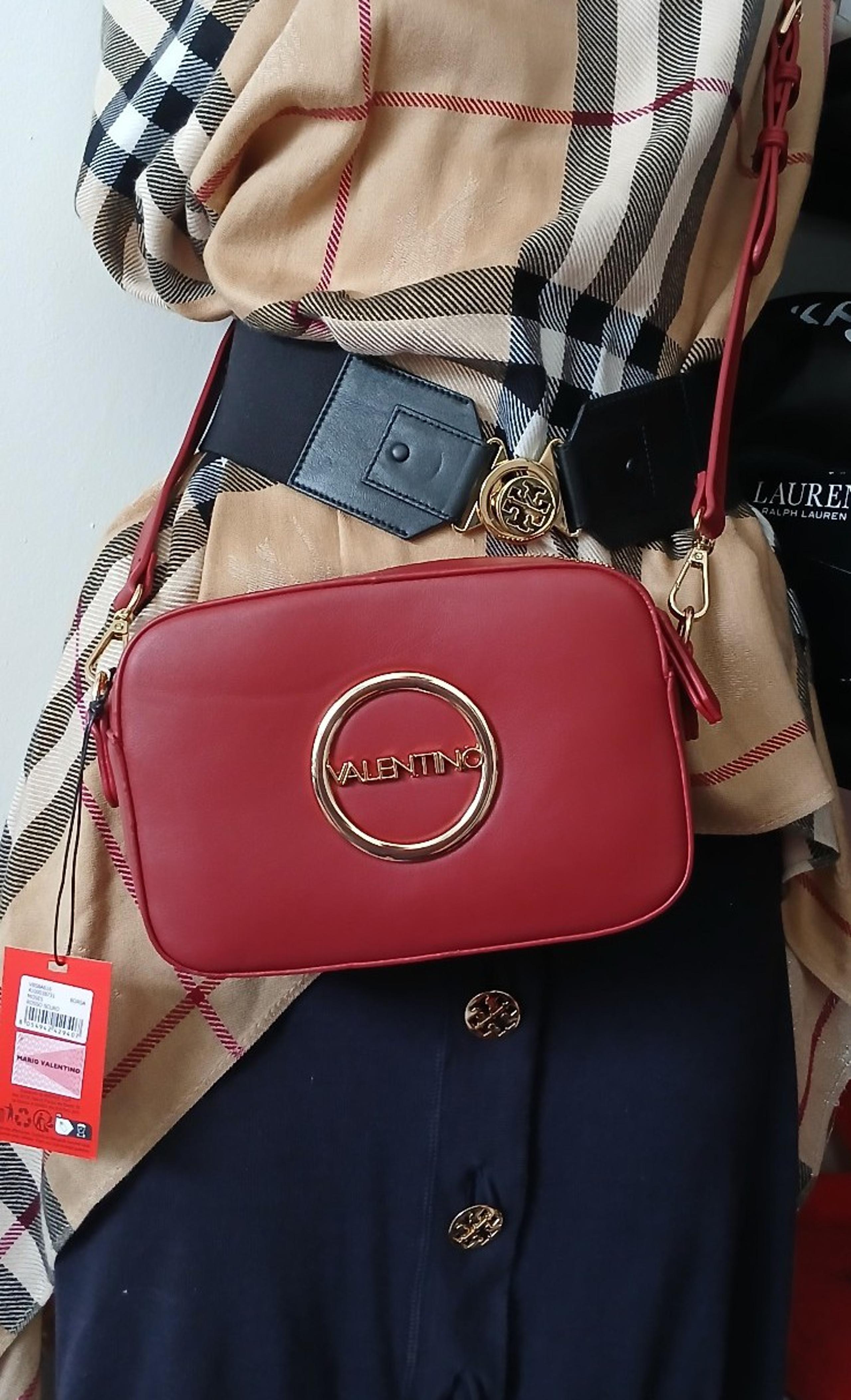 New Mario valentino crossbody shoulder bag red