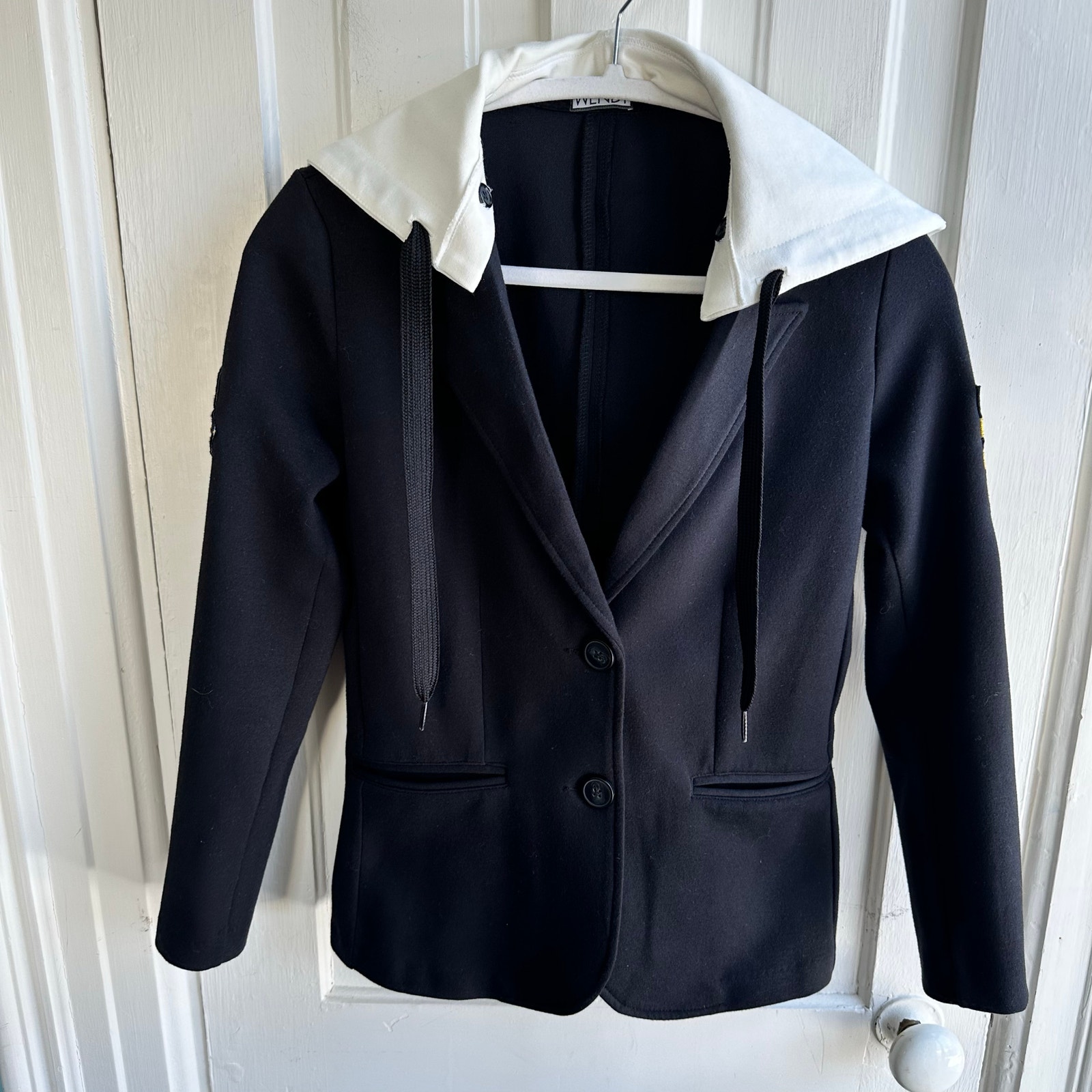 Miller Wendt Sloane Hooded Blazer Jacket Black