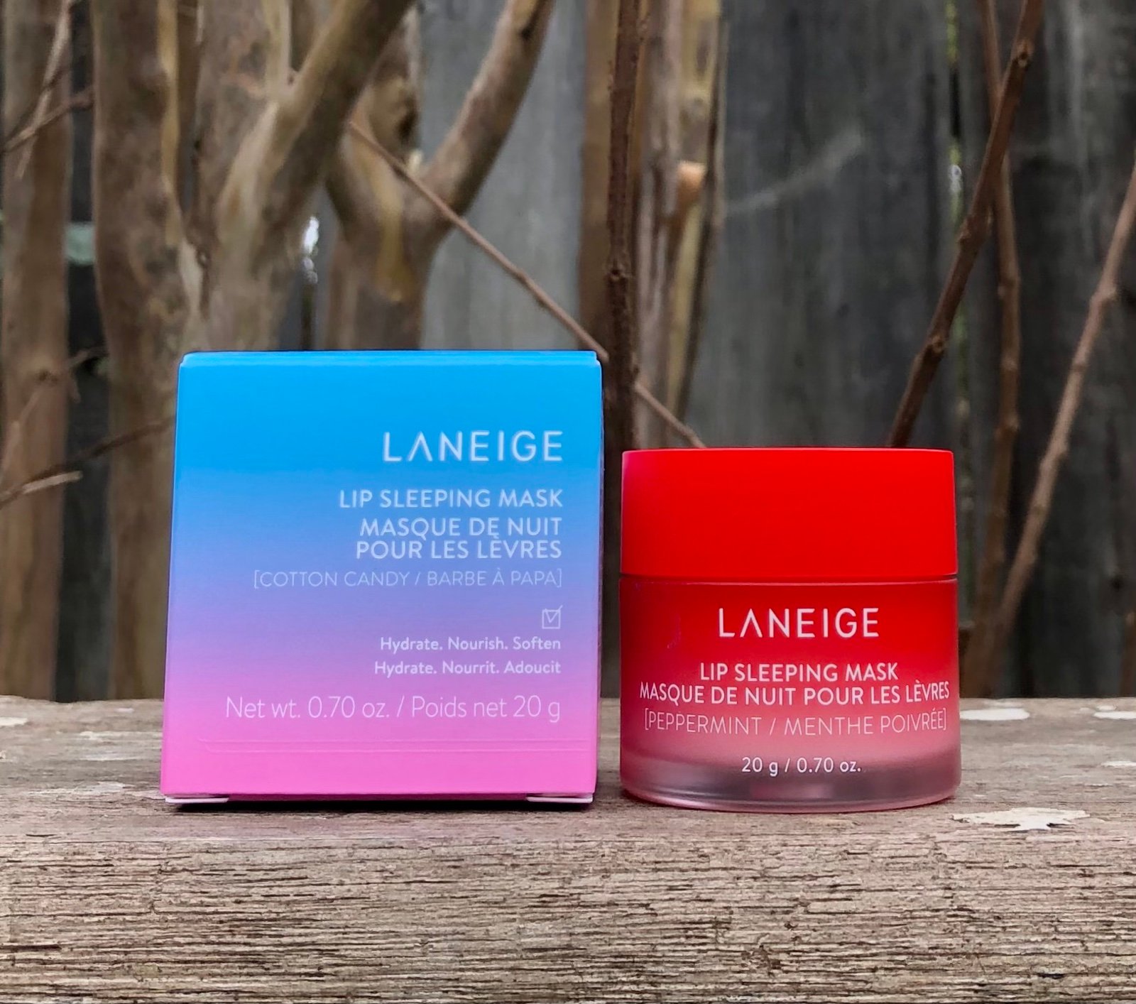 Laneige Cotton Candy & Peppermint Lip Sleeping Mask 2 pc Set