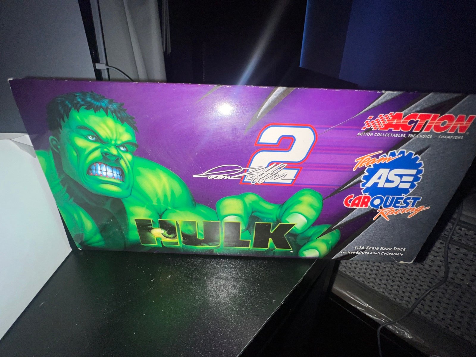 JASON LEFFLER 2003 ACTION #2 THE HULK/TEAM ASE CARQUEST DODGE RACE TRUCK XRARE!