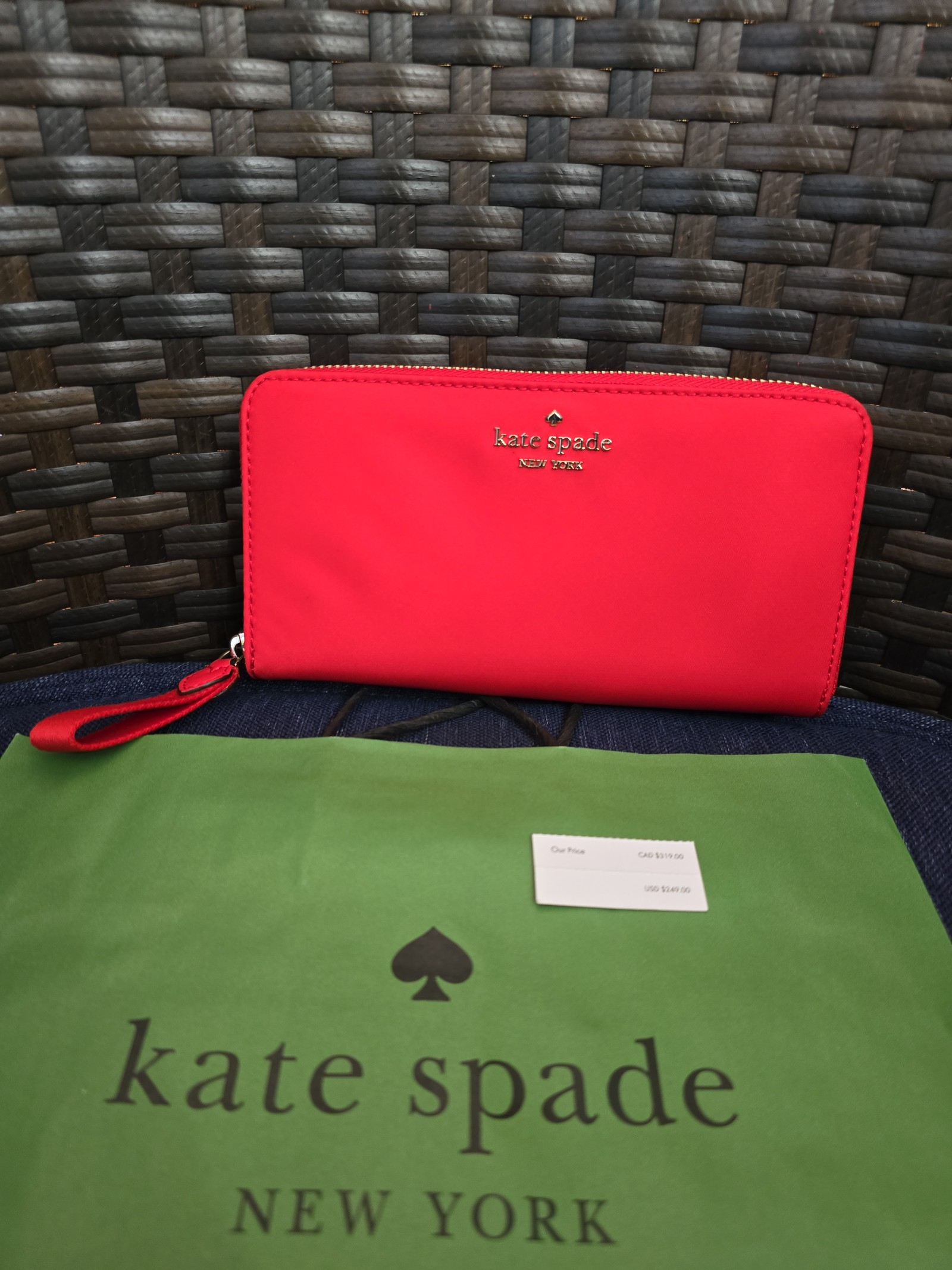 Kate Spade Red Wallet