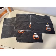 NEW Set Of 4 Pottery Barn Kids Peanuts Snoopy Woodstock Pumpkin Cloth Napkins