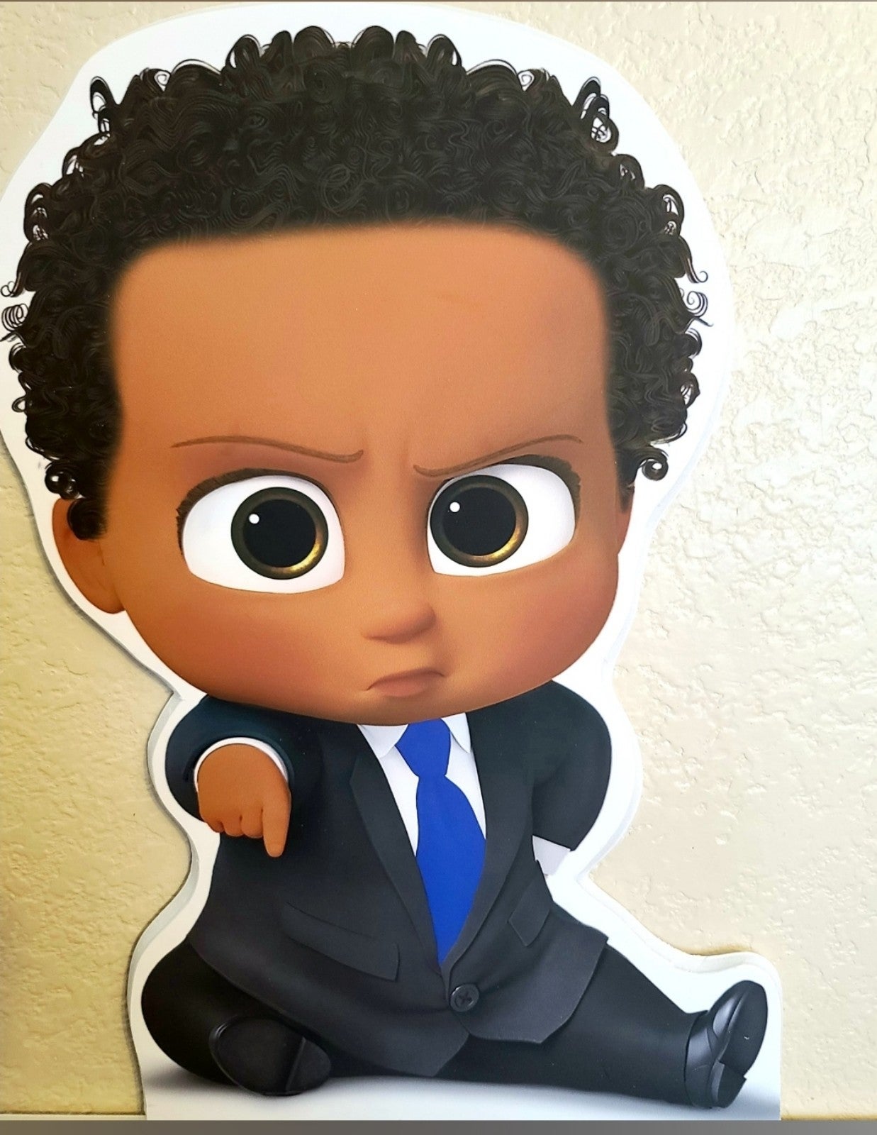 African american baby standing prop