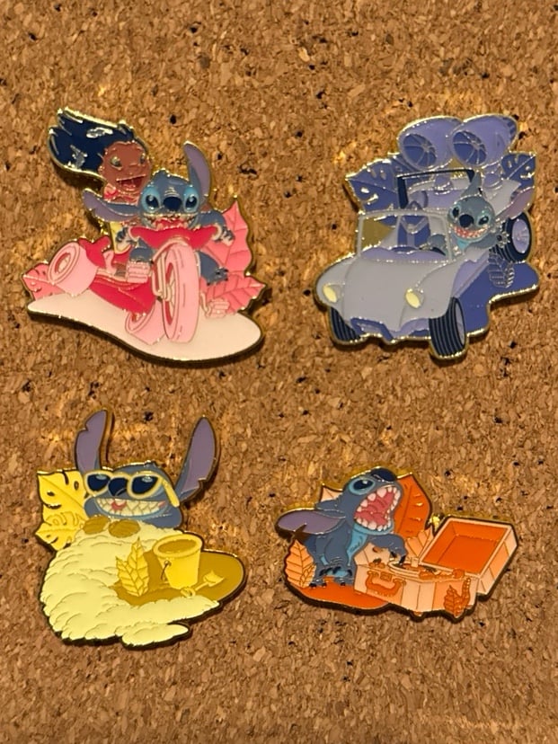 Loungefly Disney Lilo & Stitch Blind Box Enamel Pin set