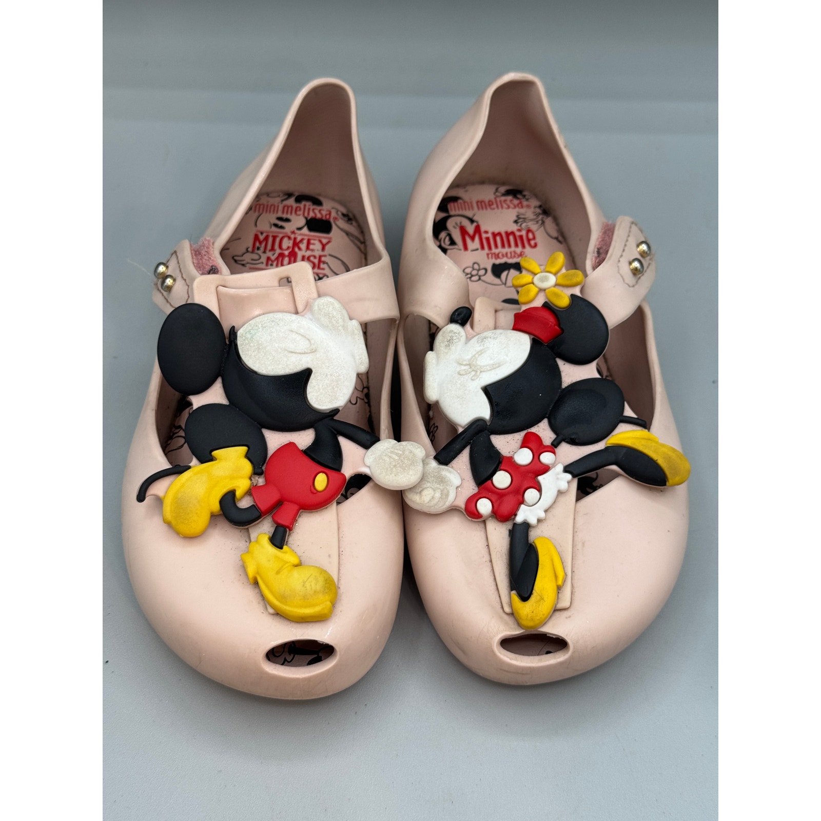 Mini Melissa x Disney Mickey Minnie Kissing Shoes Toddler 10