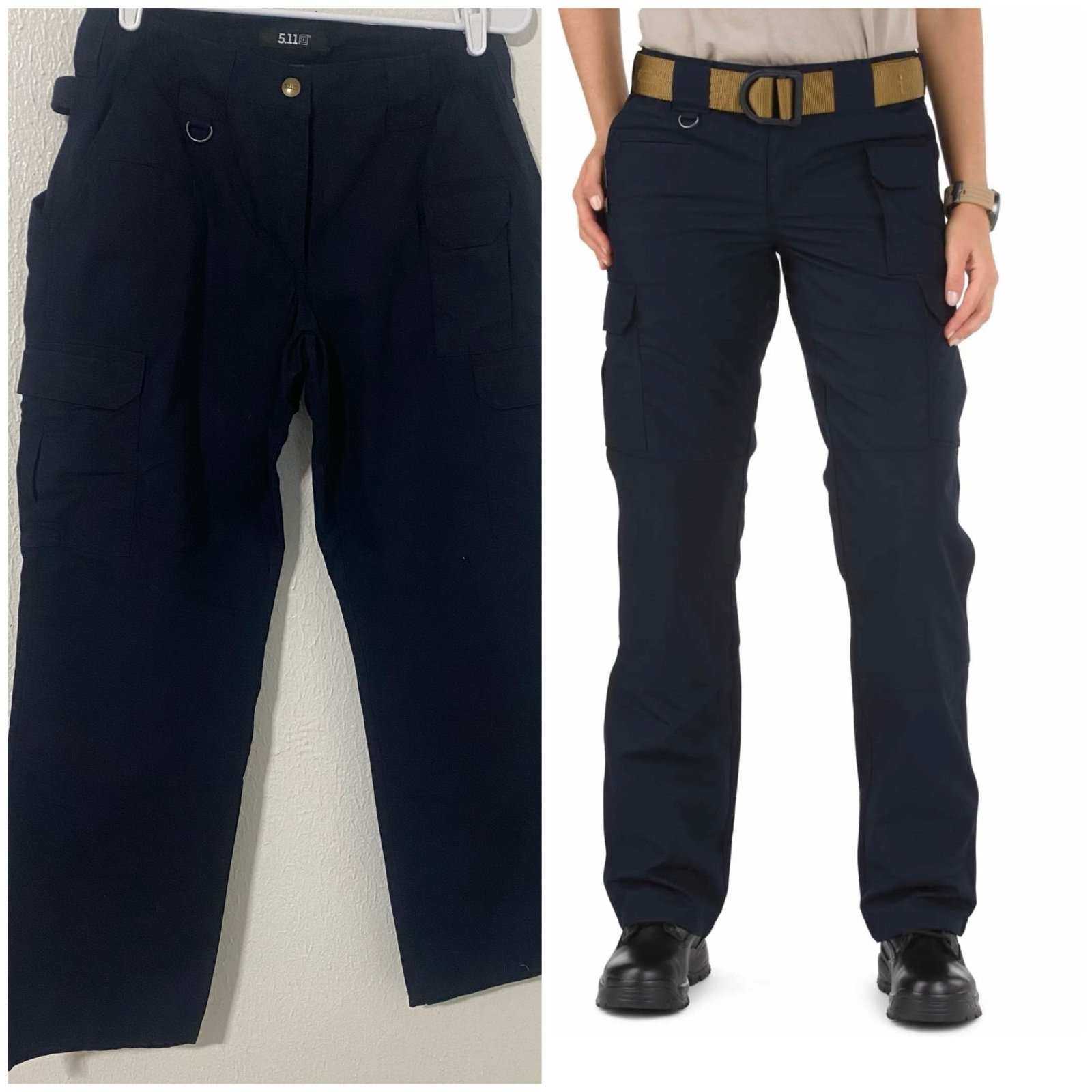 5.11 Tactical Taclite Pro Ripstop 7 Pocket Cargo Pants Water Resistant Navy Sz10