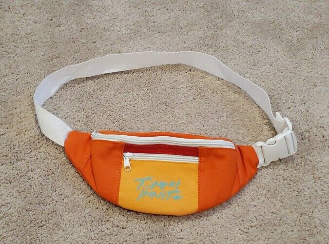Tommyinnit YouTuber Streamer Merch Orange White Aqua Teal Fanny Pack Belt Bag