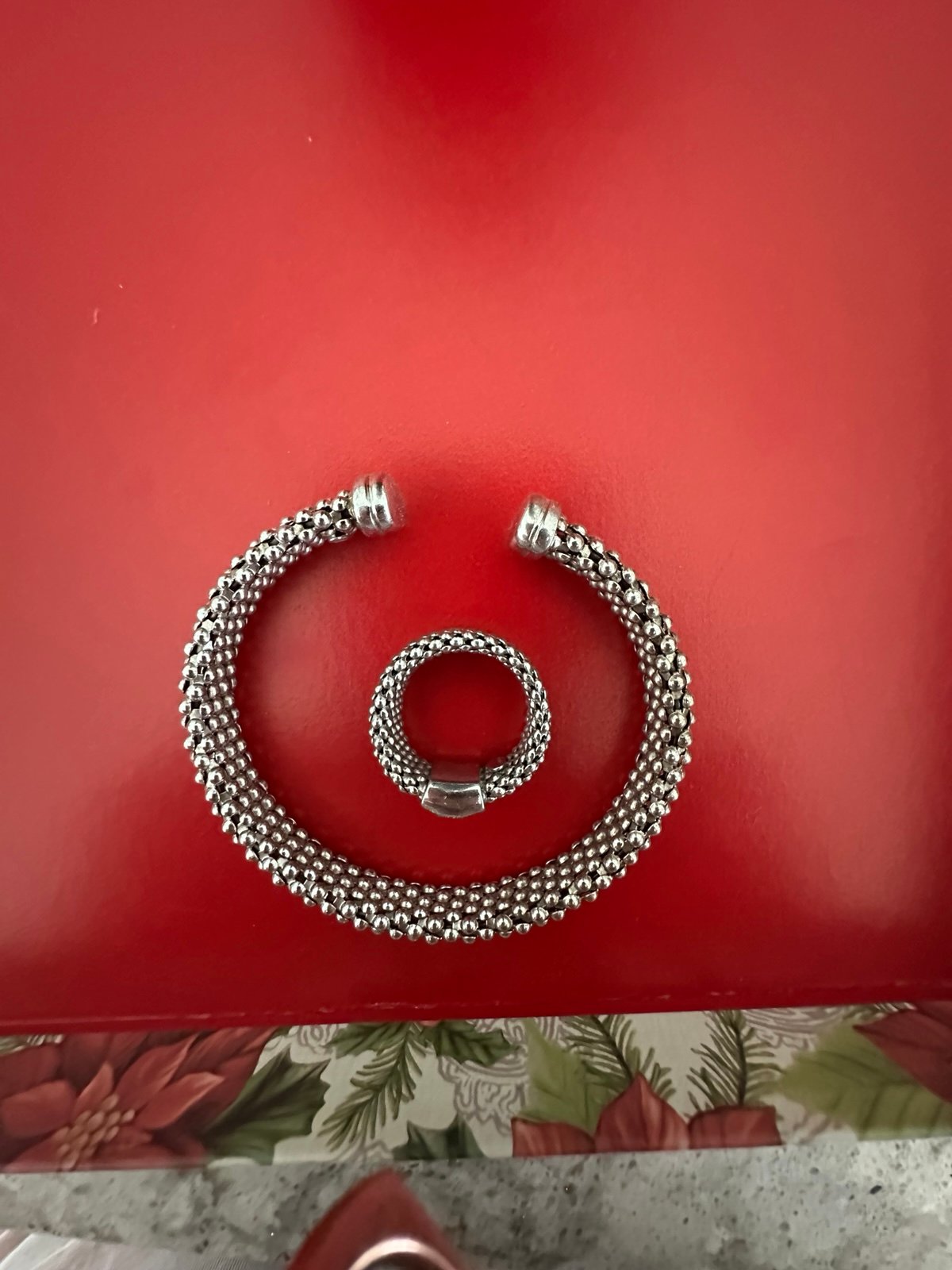 Women bracelet and ring set
