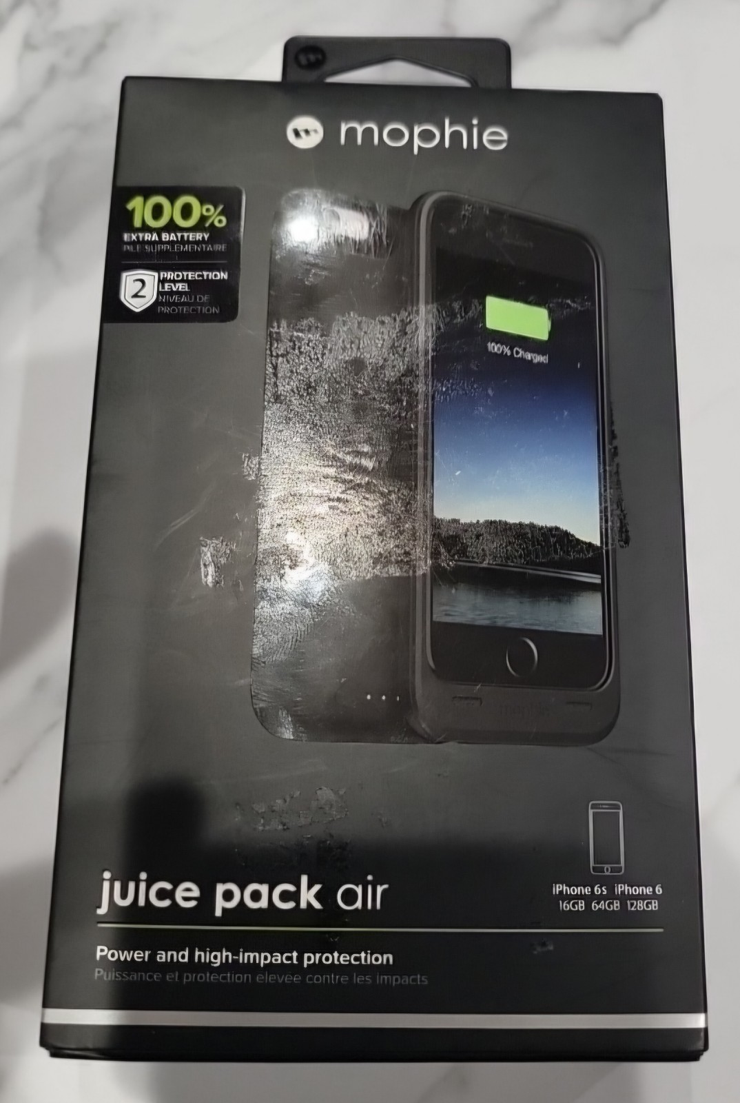 Mophie Juice Pack Air 100% - iPhone 6/6s battery case OPEN BOX NEW