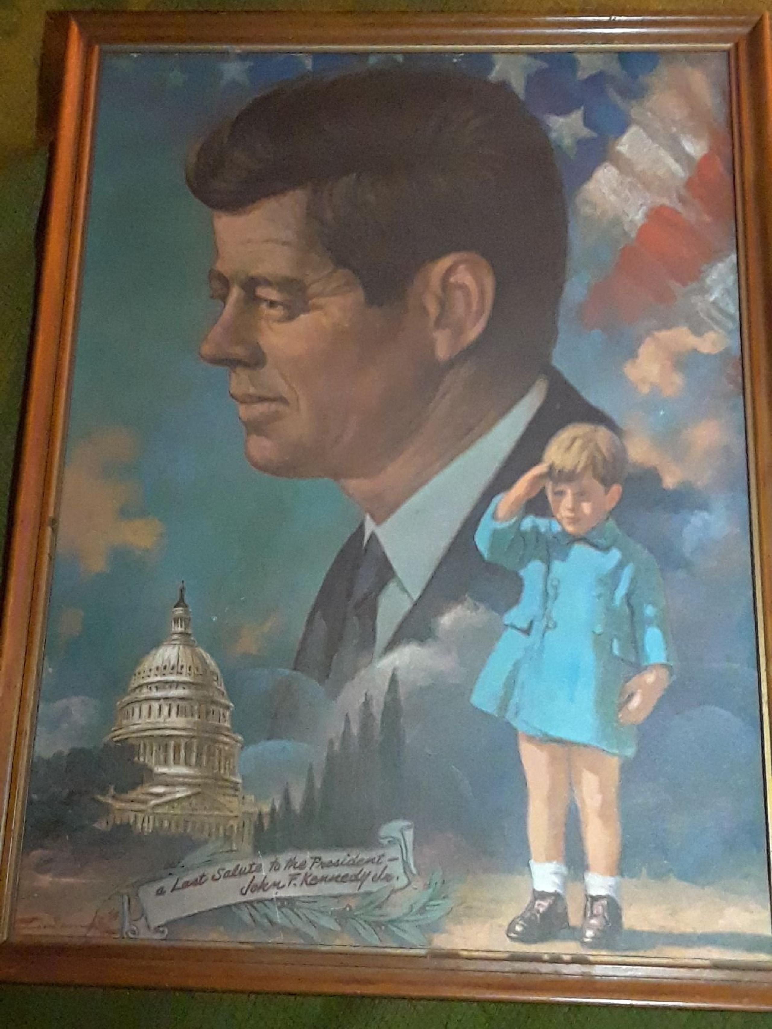 Vintage Litho Print & Bust $40