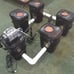 4-Plant Super-RDWC Complete hydroponic system with 2 bulkheads and 400gph