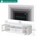 70 inch LED TV Stand for 75/65/60in Gaming Entertainment Center w/ Power Outlets