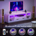 70 inch LED TV Stand for 75/65/60in Gaming Entertainment Center w/ Power Outlets