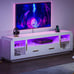 70 inch LED TV Stand for 75/65/60in Gaming Entertainment Center w/ Power Outlets