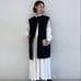 [BACCA] Double Cross Heavy Melton Middle Vest