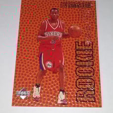 Allen Iverson 1996-97 UpperDek Rookie Exclusives #R1 Rookie Card