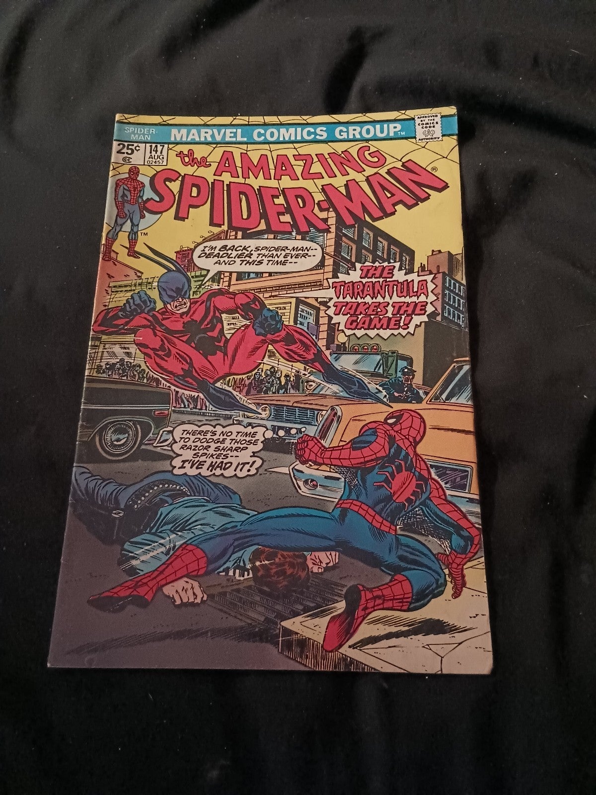 The AMAZING SPIDER-MAN 147 Aug comic book