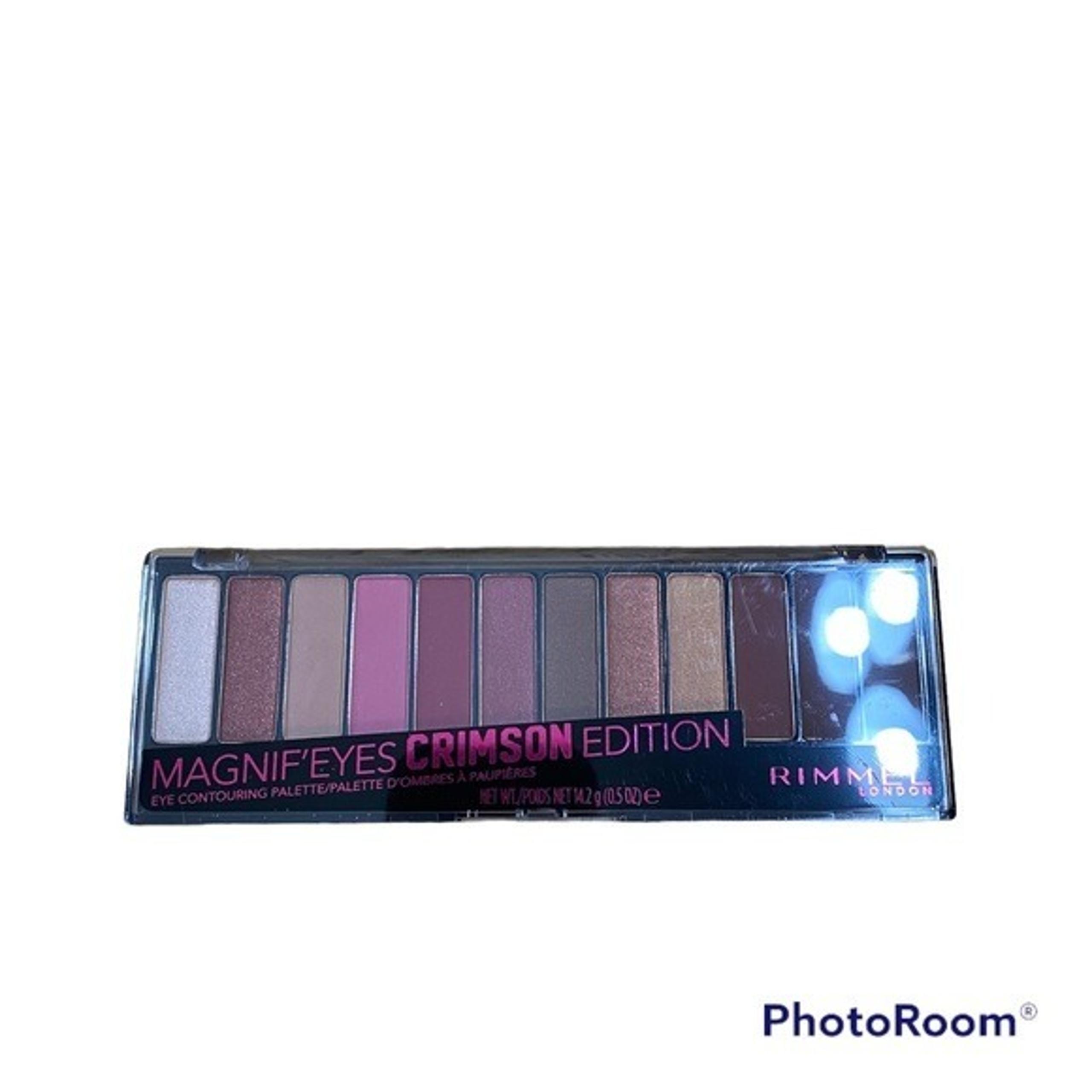 Rimmel Magnif’Eyes Crimson Eye Shadow NEW Eye Contouring Palette Pink Brown