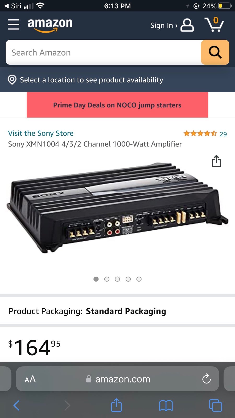 Sony xmzr604 xplod amplifier 600w