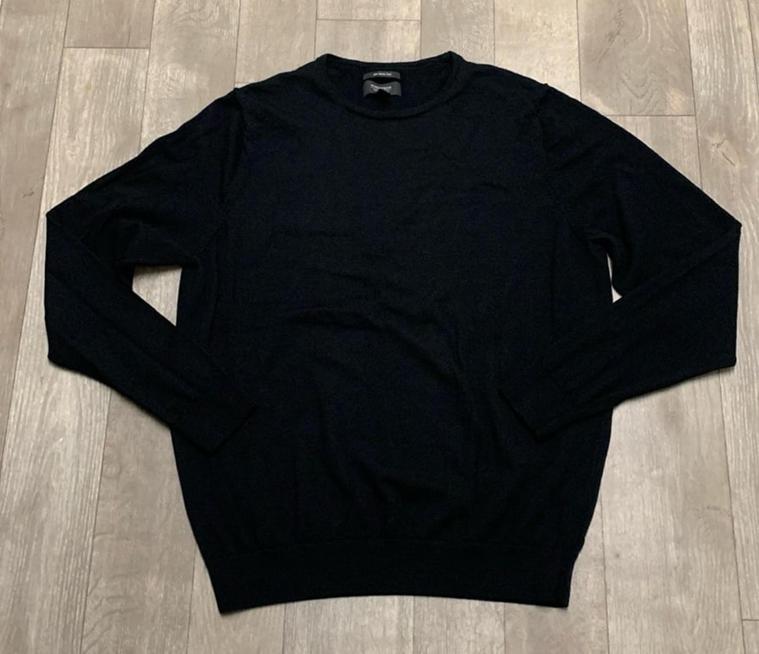 Mens Nordstrom 100% Merino Wool Crewneck Lightweight Sweater