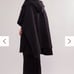BRAND NEW Free People All I Need Cozy Hooded Kimono Sweater BLACK