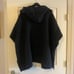 BRAND NEW Free People All I Need Cozy Hooded Kimono Sweater BLACK