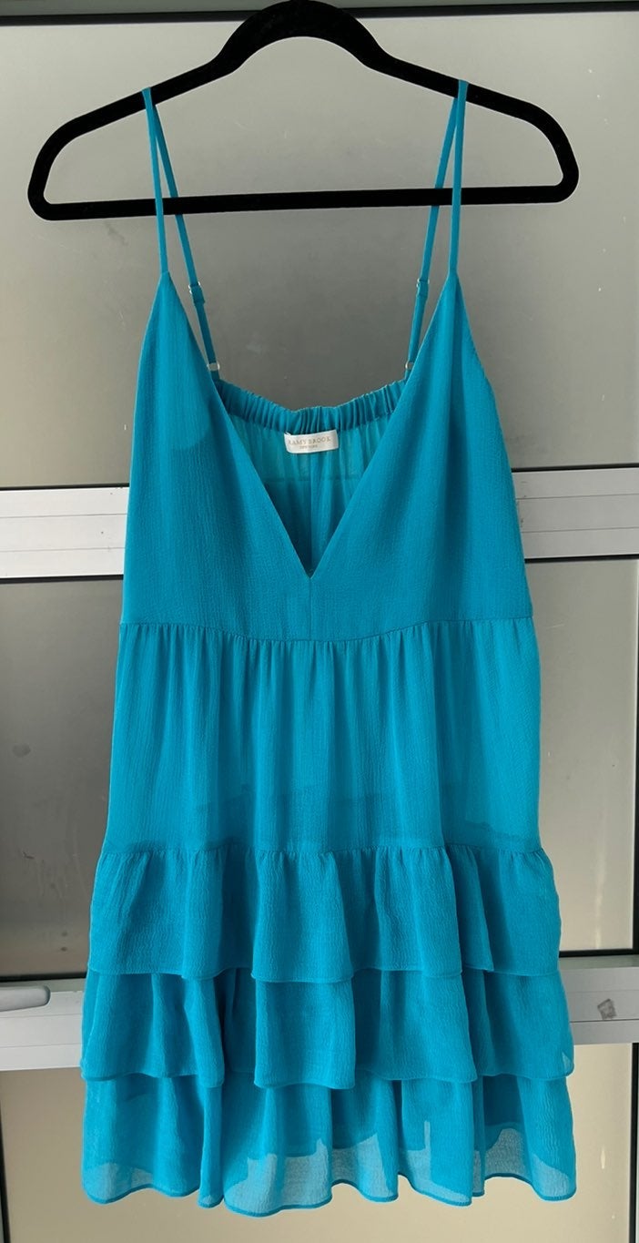 NWOT Ramy Brook Lula light Blue Cover Up S 245