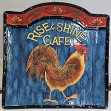Rare Certified International Le Rooster Tray Platter 16 Inch Susan Winget Plate