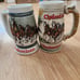 Vintage 1980's Budweiser Clydesdale's Beer steins