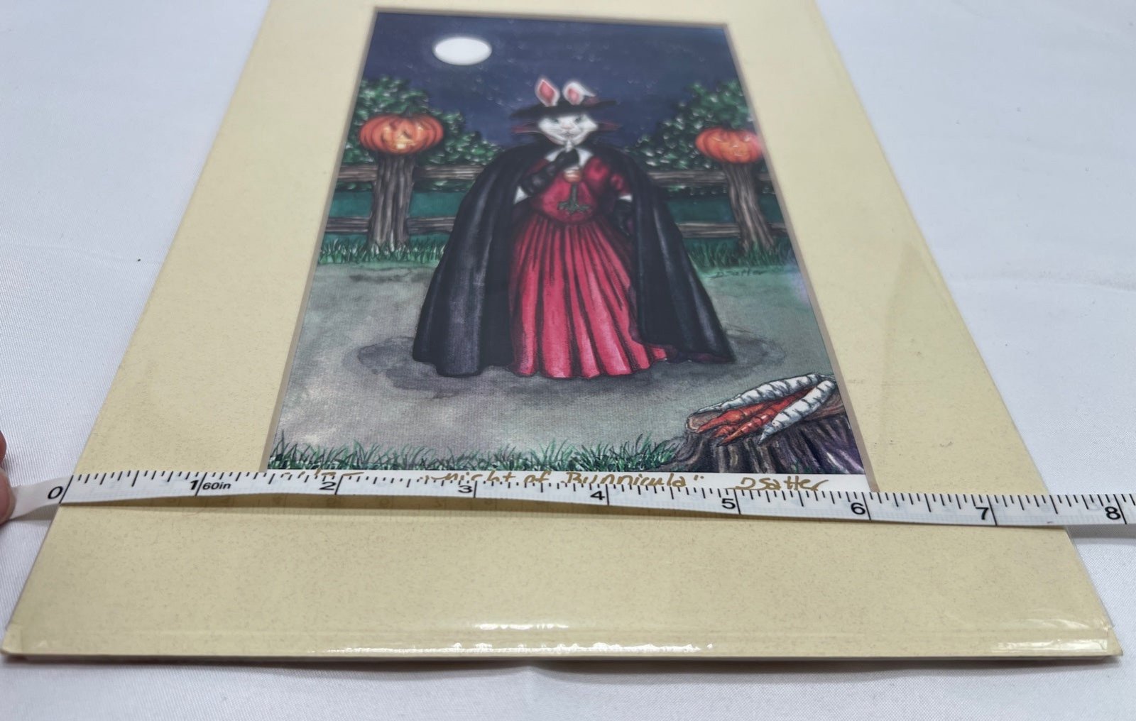 Denise Satter store 1985 “Night Of Bunnicula” Fantasy Art Print Signed Limited 14/35
