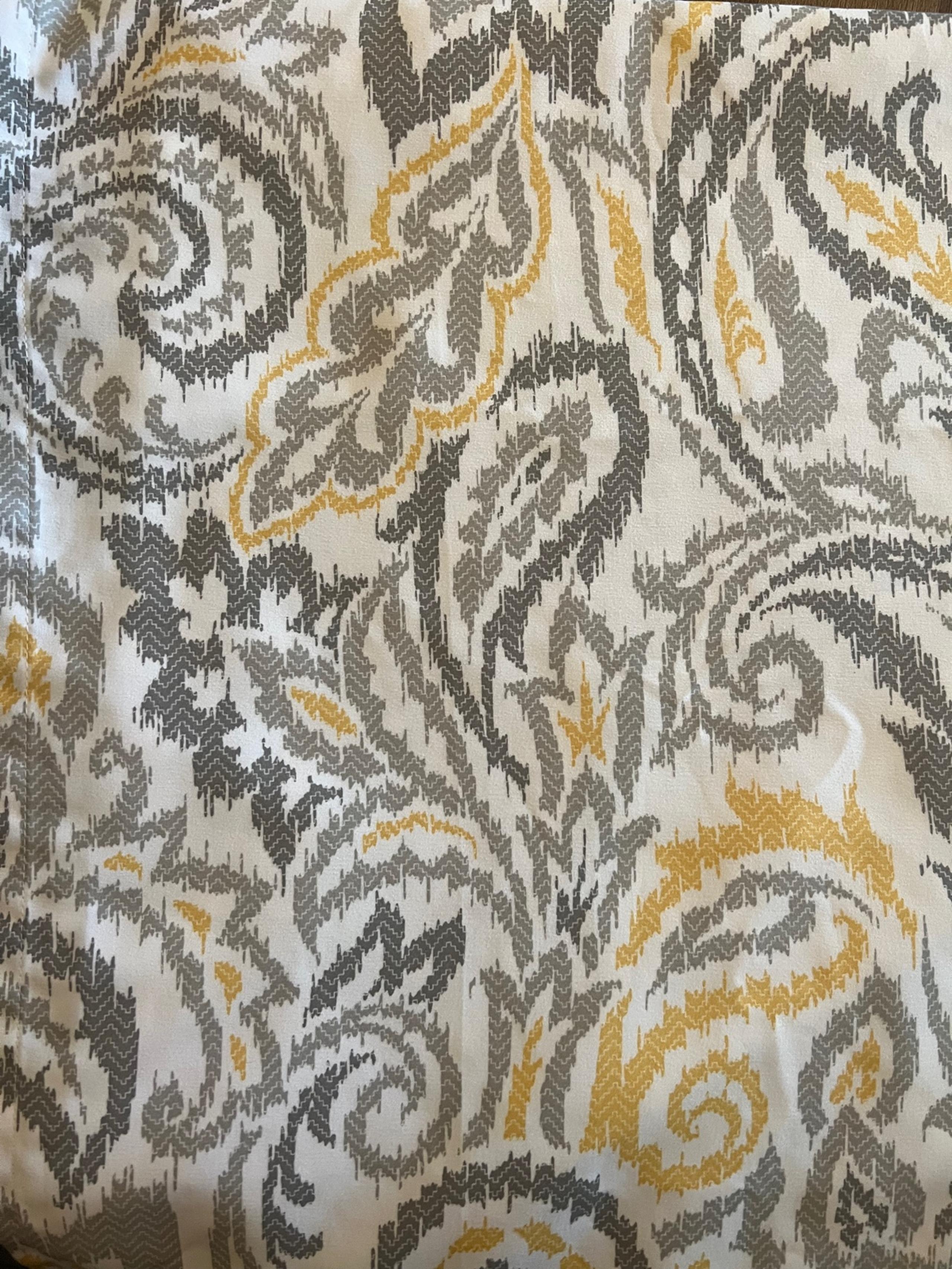 Threshold Yellow & Gray Paisley Shower Curtain