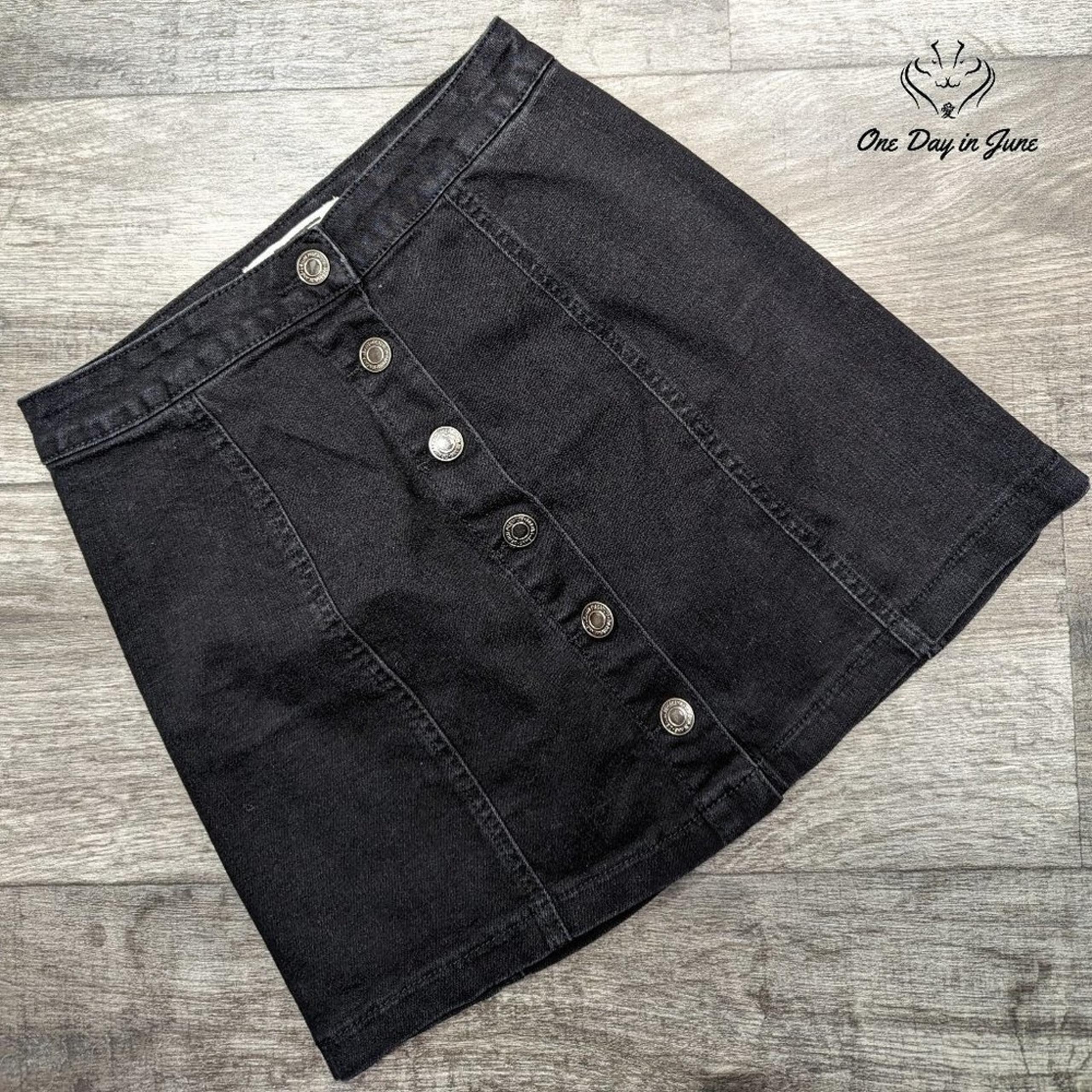 Papaya High Rise Denim Mini Skirt Size S