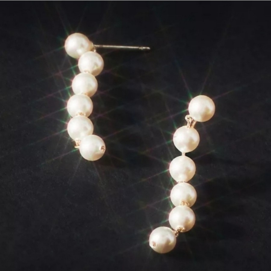 Anthropologie Pearl Strand Earrings