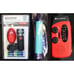 3 Pc Mountain Biker Lot LED Light Set Crank Radio Aqua Straw Water Filter Sport
