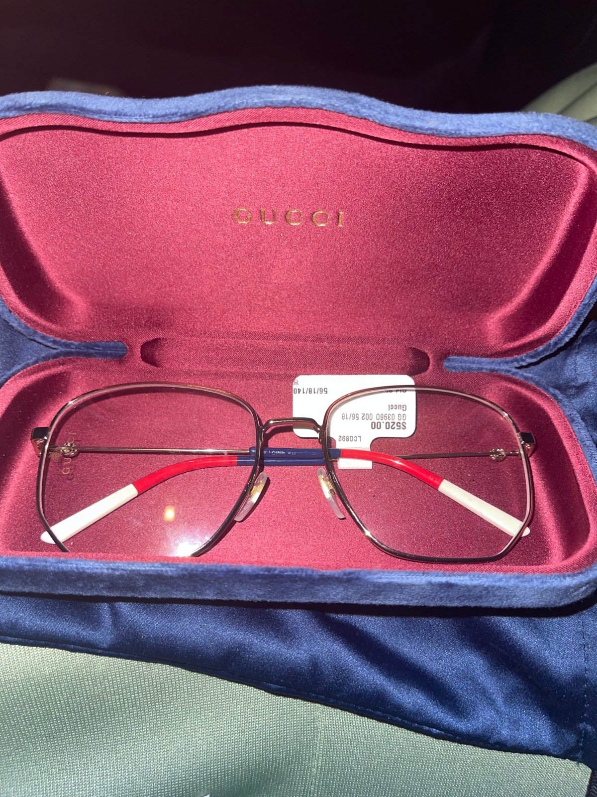 Gucci Clear glasses