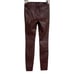Blank NYC Women's NWT Burgundy Vegan Leather Mid Rise Skinny Pants Size 24
