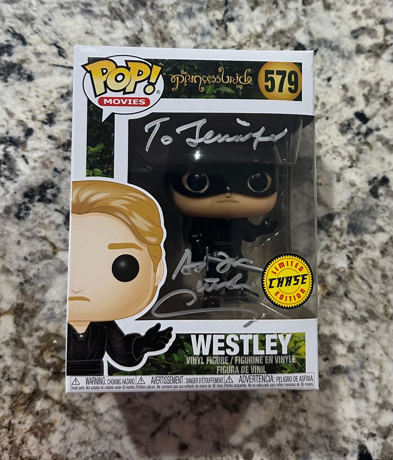 Funko Pop! Princess Bride - Westley CHASED and AUTOGRAPHED