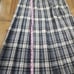 Talbots Plaid Pleated Wool Skirts, Size 10 & 10P, Heather Grey, Dark Grey w/Pink