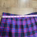 Talbots Plaid Pleated Wool Skirts, Size 10 & 10P, Heather Grey, Dark Grey w/Pink