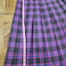 Talbots Plaid Pleated Wool Skirts, Size 10 & 10P, Heather Grey, Dark Grey w/Pink