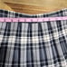 Talbots Plaid Pleated Wool Skirts, Size 10 & 10P, Heather Grey, Dark Grey w/Pink