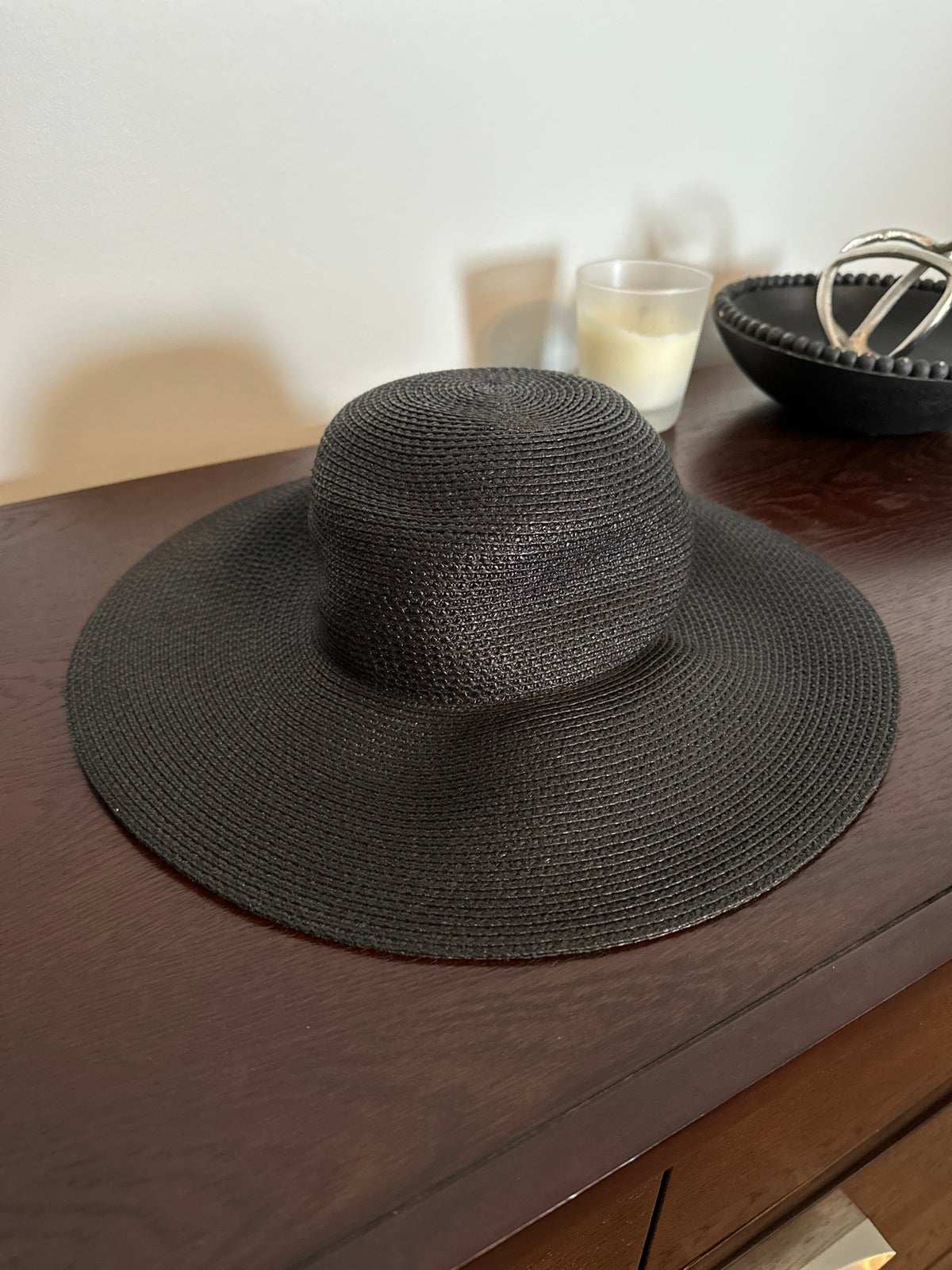 Eric Javits black Hampton squishee sunhat