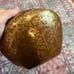 Beautiful Vintage etched Antique Indian Asian Brass Bowl Floral Pattern