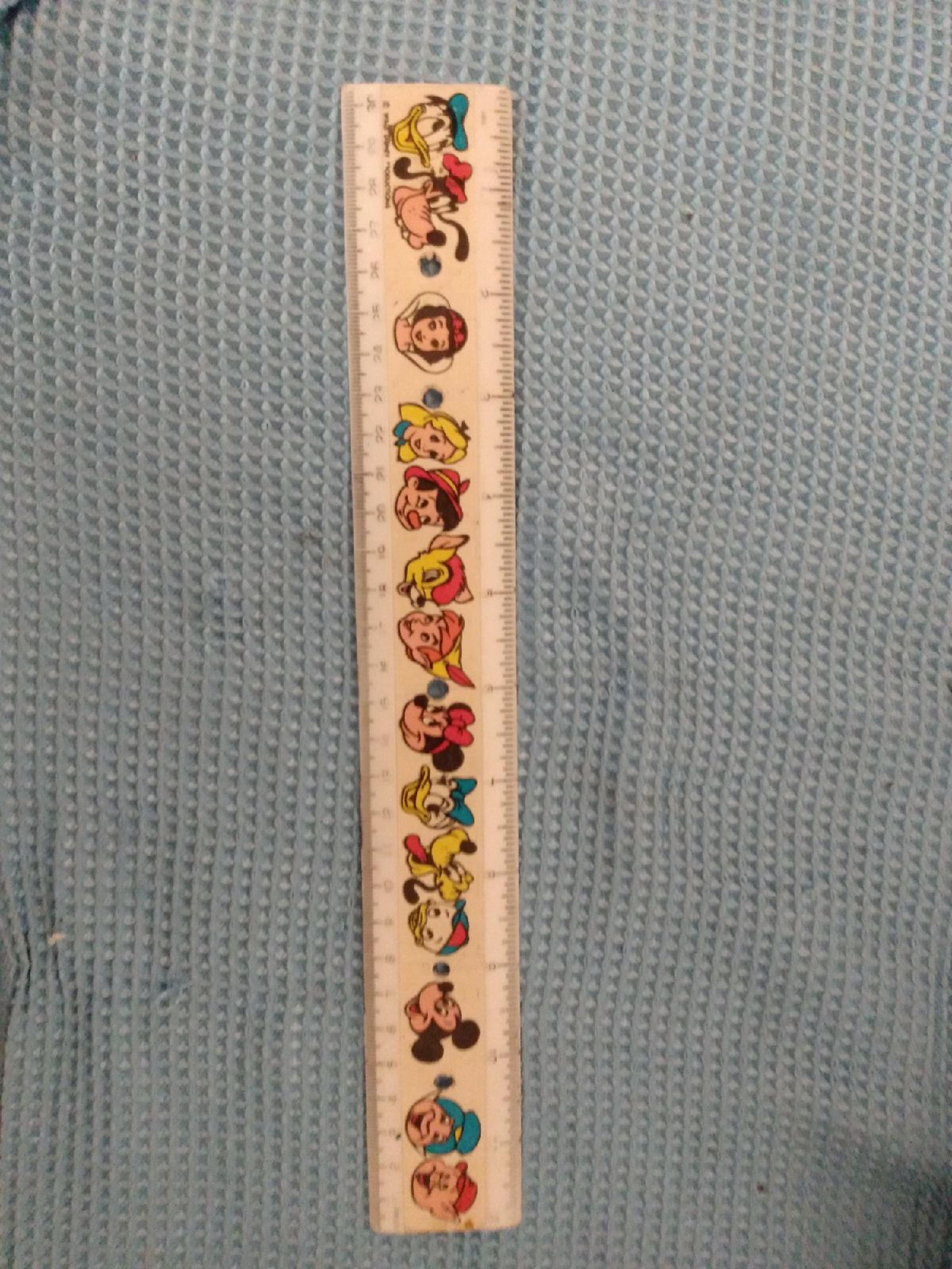 Walt Disney productions 12" ruler