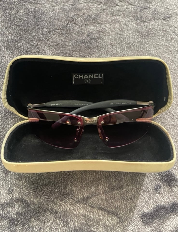 Vintage Chanel Sport Pink Sunglasses