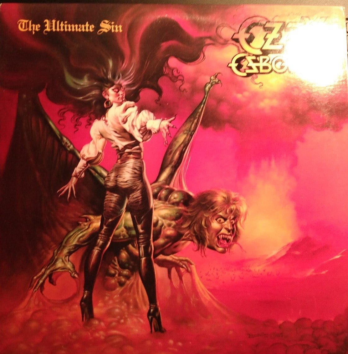OZZY OSBOURNE'S THE ULTIMATE SIN 1ST U.S.PRESSING 1986