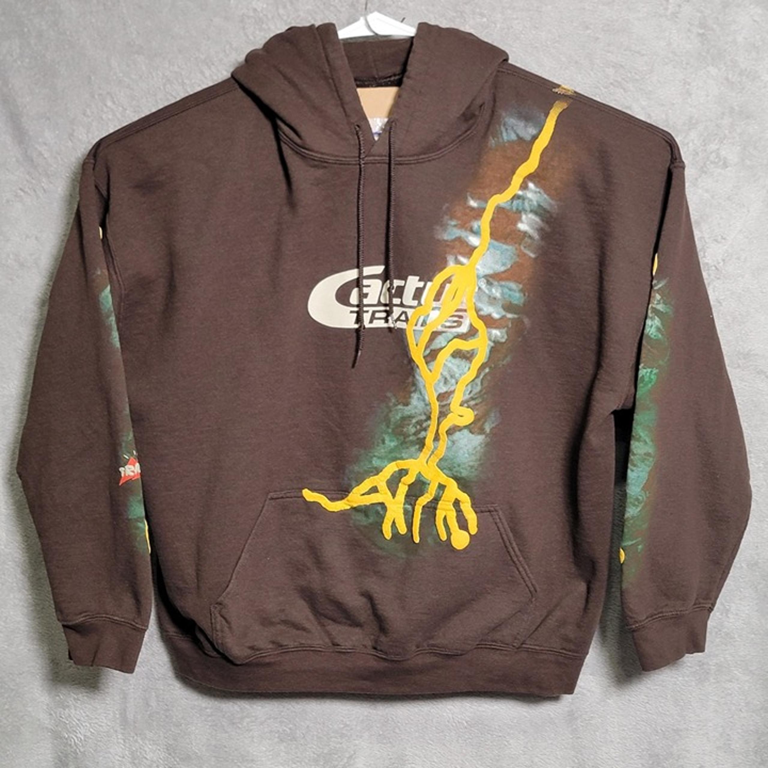 Travis Scott Cactus Jack Cactus Trails Hoodie Men Size XL Brown Sweatshirt Hood